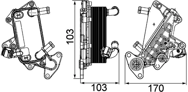 Oil Cooler, automatic transmission