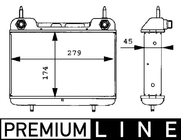 Oil Cooler, engine oil