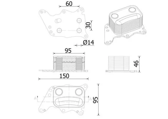 Oil Cooler, engine oil