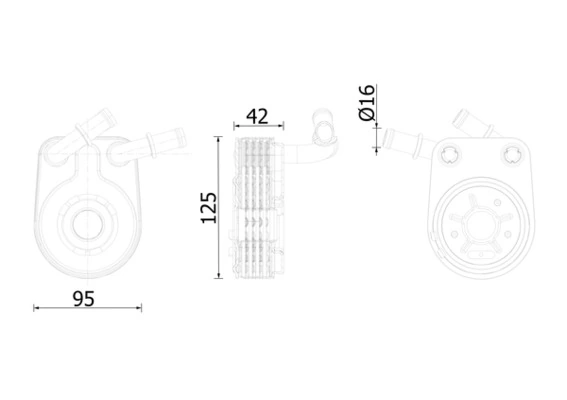 Oil Cooler, engine oil