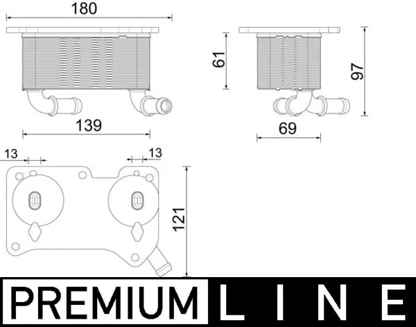 Oil Cooler, engine oil