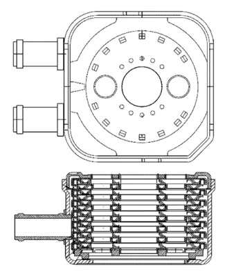 Oil Cooler, engine oil