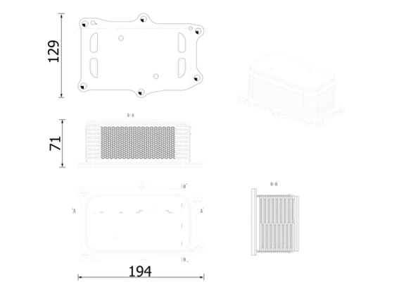 Oil Cooler, engine oil