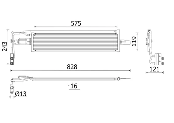 Oil Cooler, automatic transmission