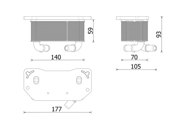 Oil Cooler, engine oil