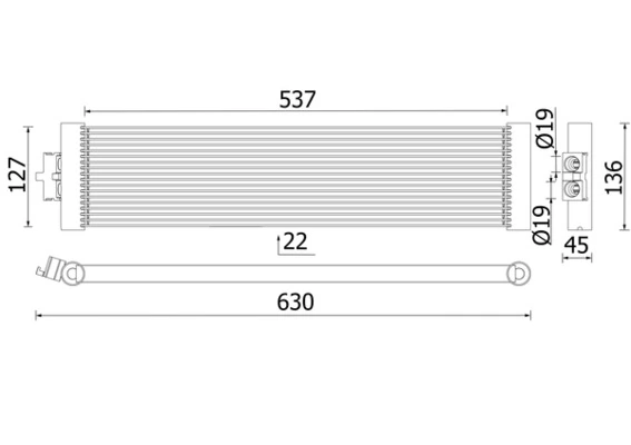 Oil Cooler, automatic transmission