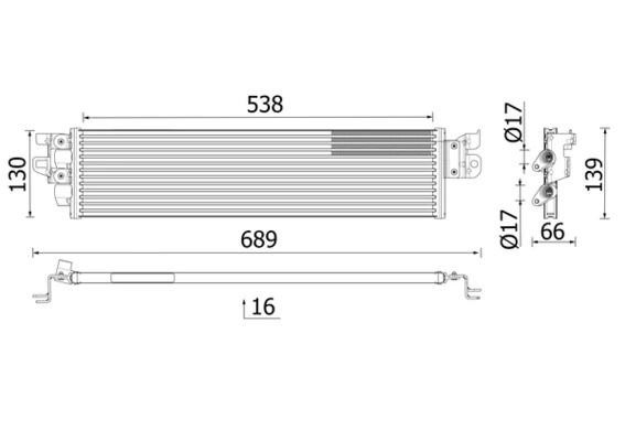Oil Cooler, automatic transmission