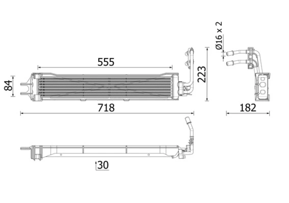 Oil Cooler, automatic transmission