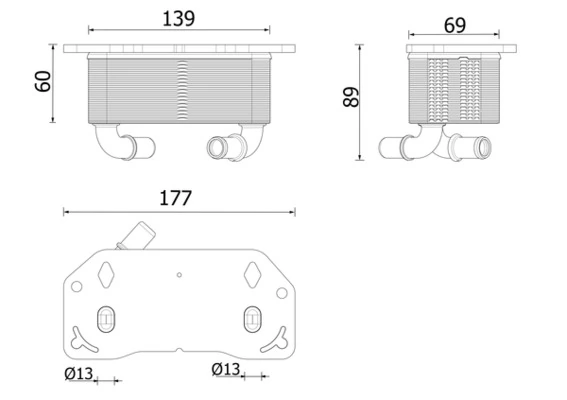 Oil Cooler, engine oil