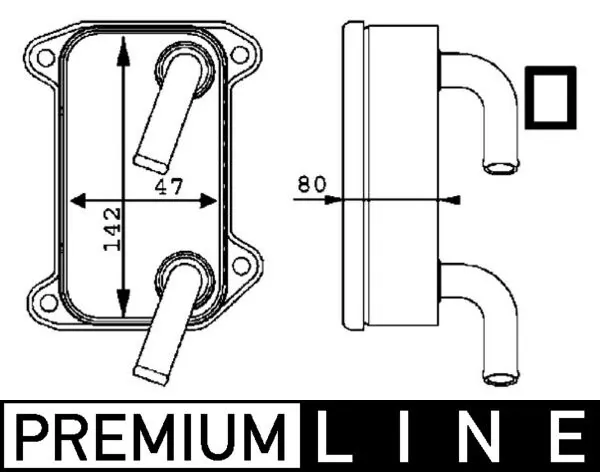 Oil Cooler, engine oil