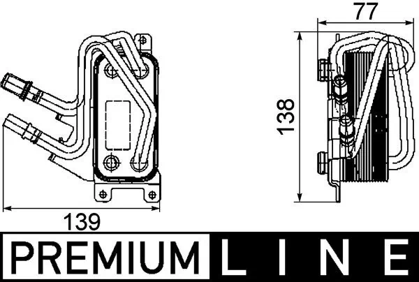 Oil Cooler, engine oil