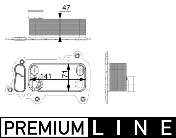 Oil Cooler, engine oil