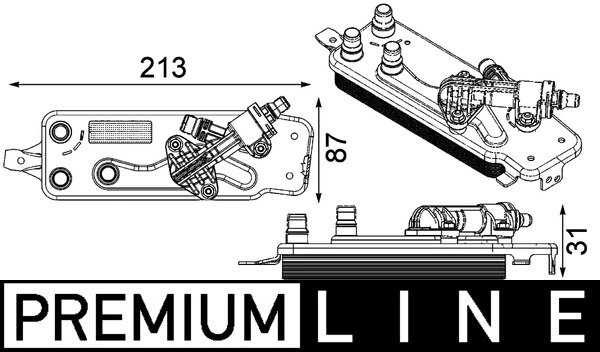 Oil Cooler, automatic transmission