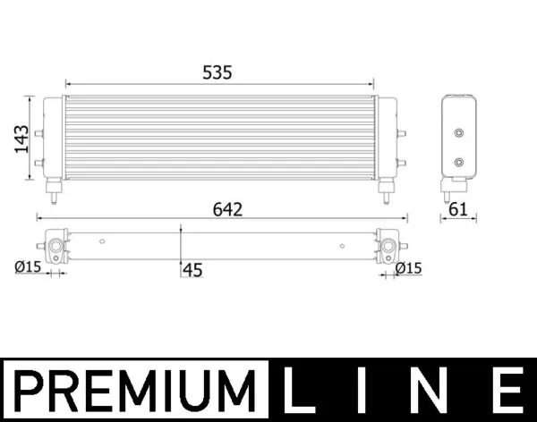 Oil Cooler, engine oil