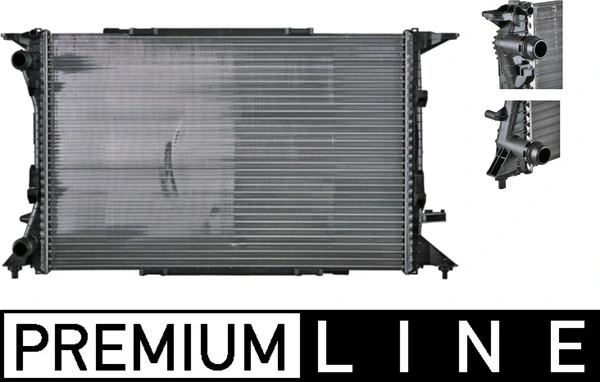Radiator, engine cooling