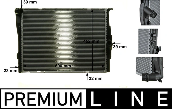 Radiator, engine cooling