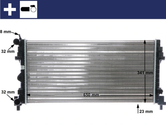 Radiator, engine cooling