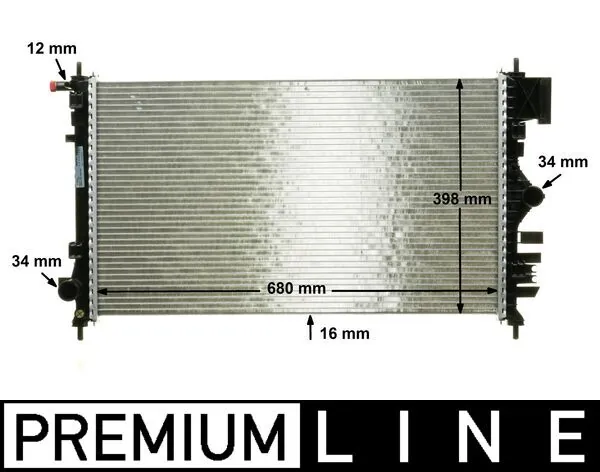 Radiator, engine cooling