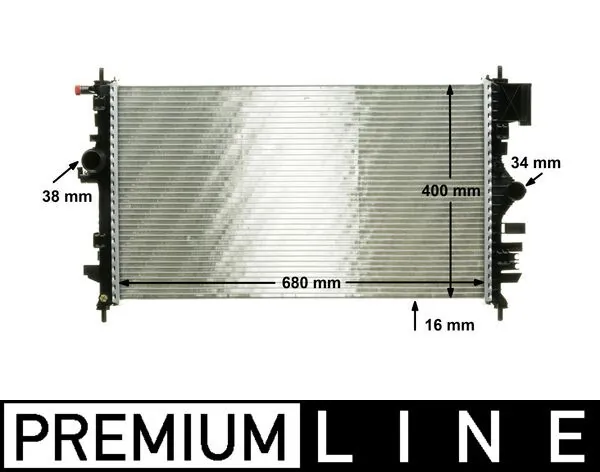 Radiator, engine cooling