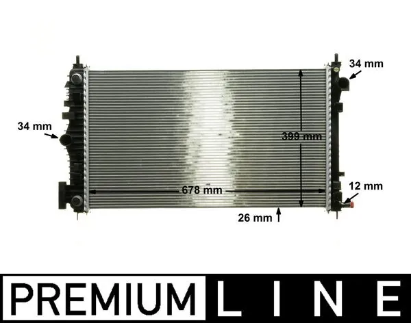 Radiator, engine cooling