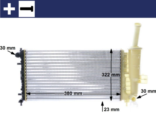 Radiator, engine cooling