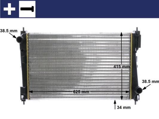 Radiator, engine cooling
