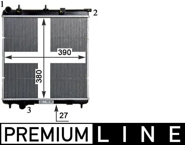 Radiator, engine cooling