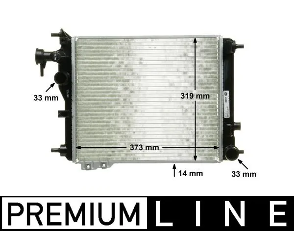Radiator, engine cooling
