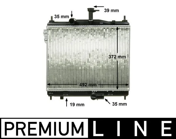 Radiator, engine cooling