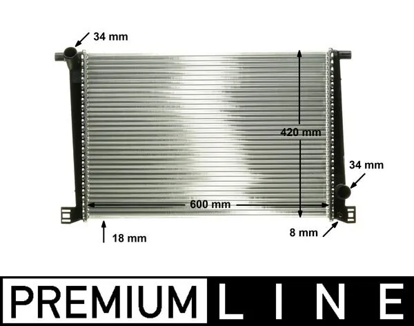 Radiator, engine cooling