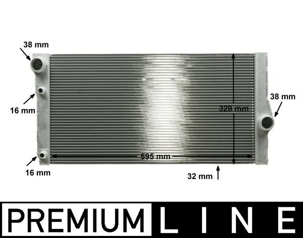 Radiator, engine cooling