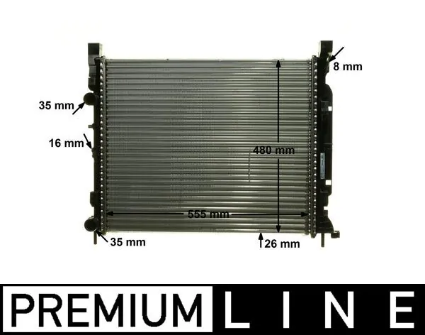 Radiator, engine cooling
