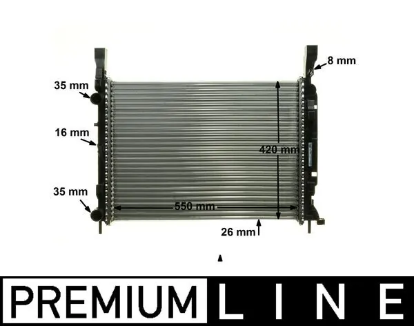 Radiator, engine cooling