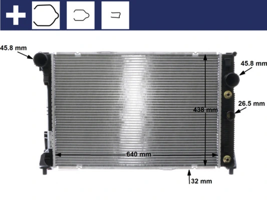 Radiator, engine cooling