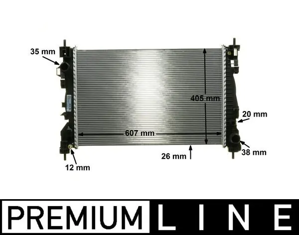 Radiator, engine cooling