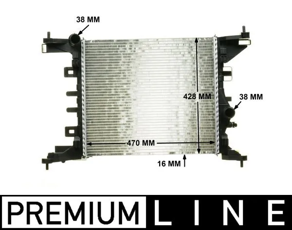 Radiator, engine cooling