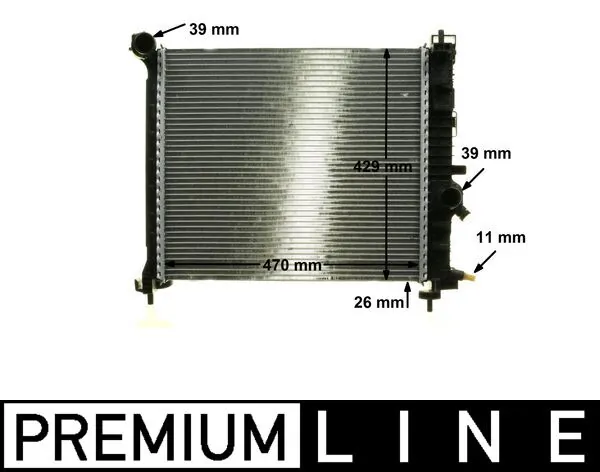 Radiator, engine cooling