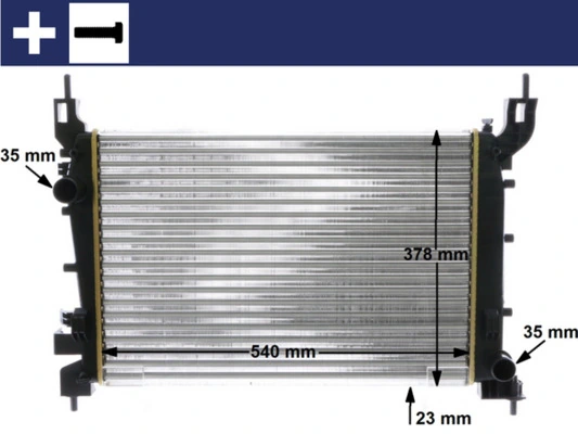 Radiator, engine cooling