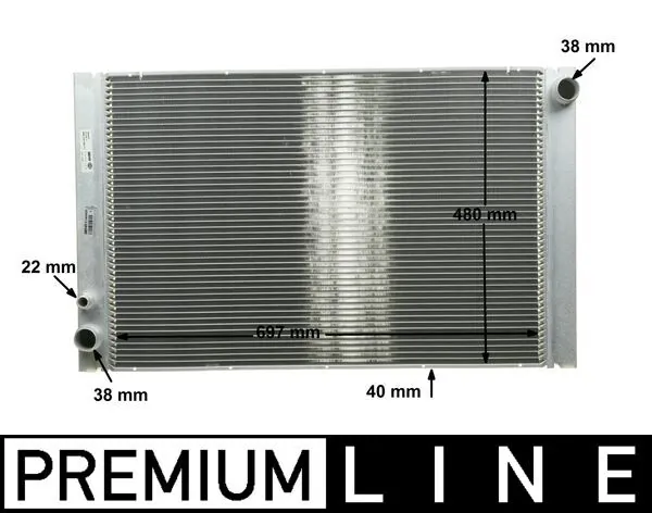Radiator, engine cooling