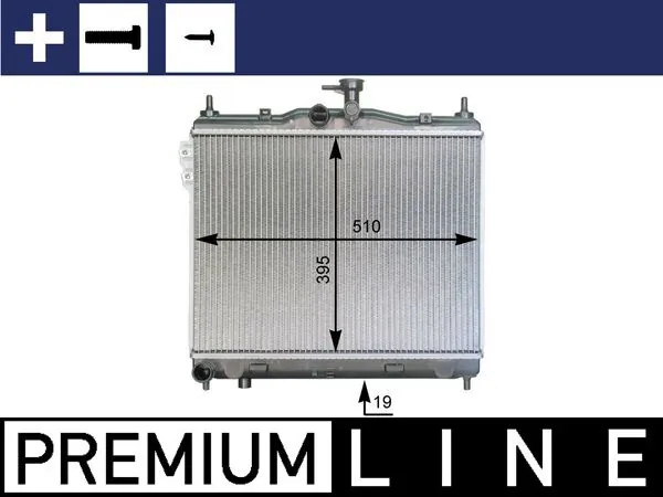 Radiator, engine cooling