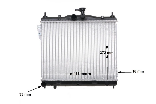Radiator, engine cooling