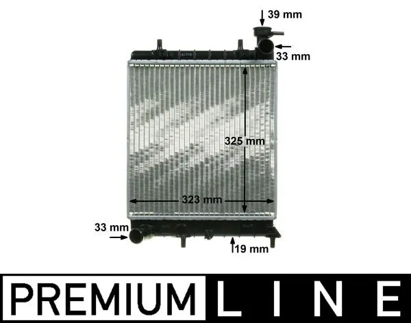 Radiator, engine cooling