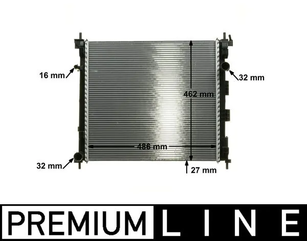 Radiator, engine cooling