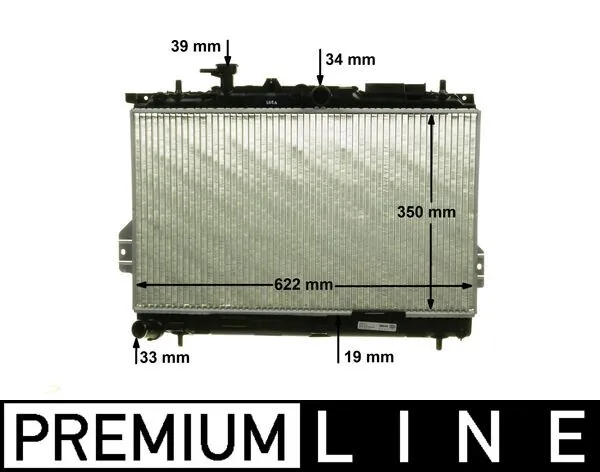 Radiator, engine cooling