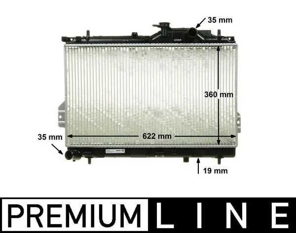 Radiator, engine cooling