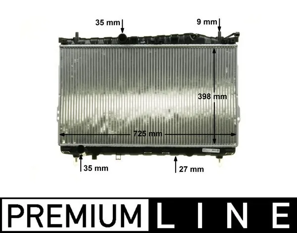 Radiator, engine cooling