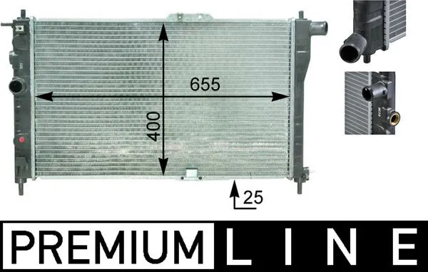 Radiator, engine cooling