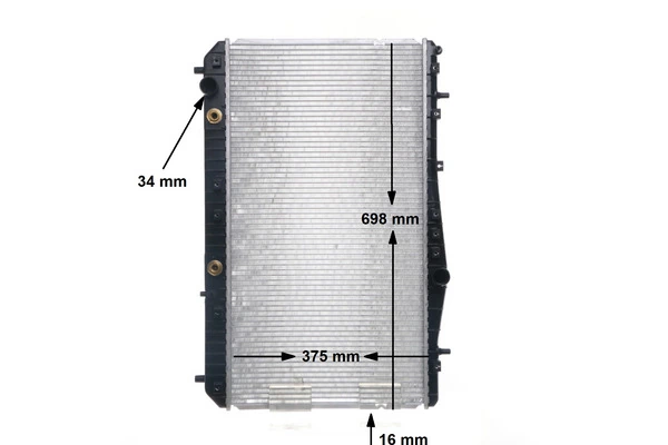 Radiator, engine cooling