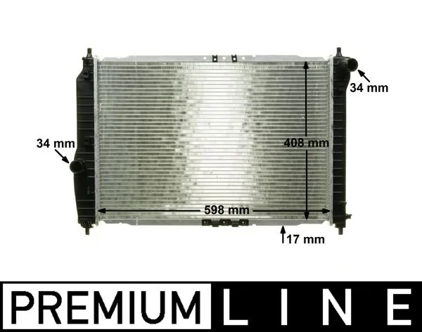 Radiator, engine cooling