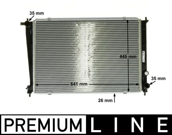 Radiator, engine cooling